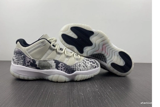 11 Snake Jordan Low CD6847-002 Retro Light CD6847-002 Bone 0207